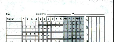 Scorecard sample page