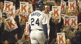 Not even Griffey can escape the K!