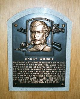 Harry Wright in Cooperstown